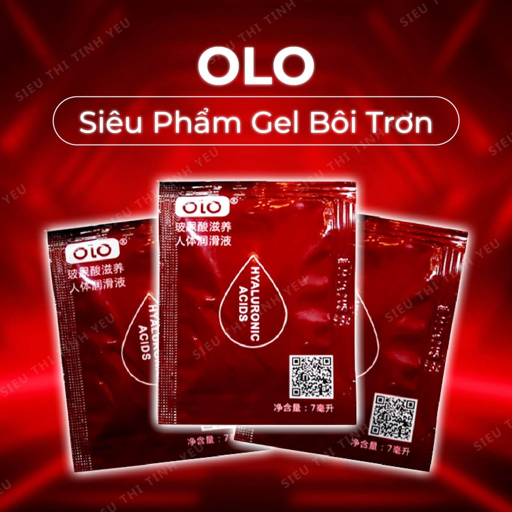  Gel Bôi Trơn Gốc Nước Olo Không Mùi - Combo 5 Gói 