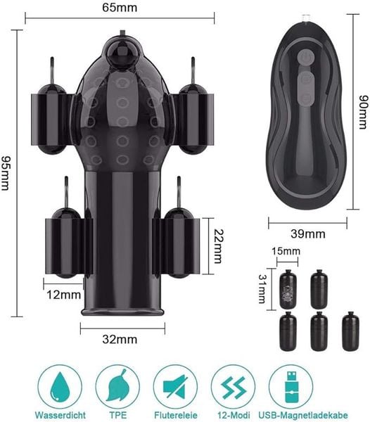 Máy Vắt Tinh Trùng Stronger Glans 12 Chế Độ