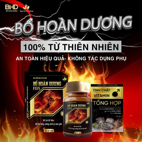 Viên Uống Bổ Thận, Tăng Cường Sinh Lý BHD Plus - Hộp 50 Viên