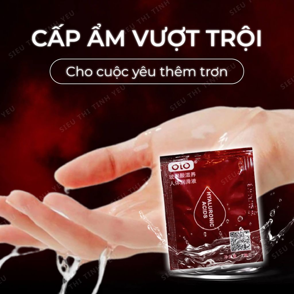 Gel Bôi Trơn Gốc Nước Olo Không Mùi - Combo 5 Gói