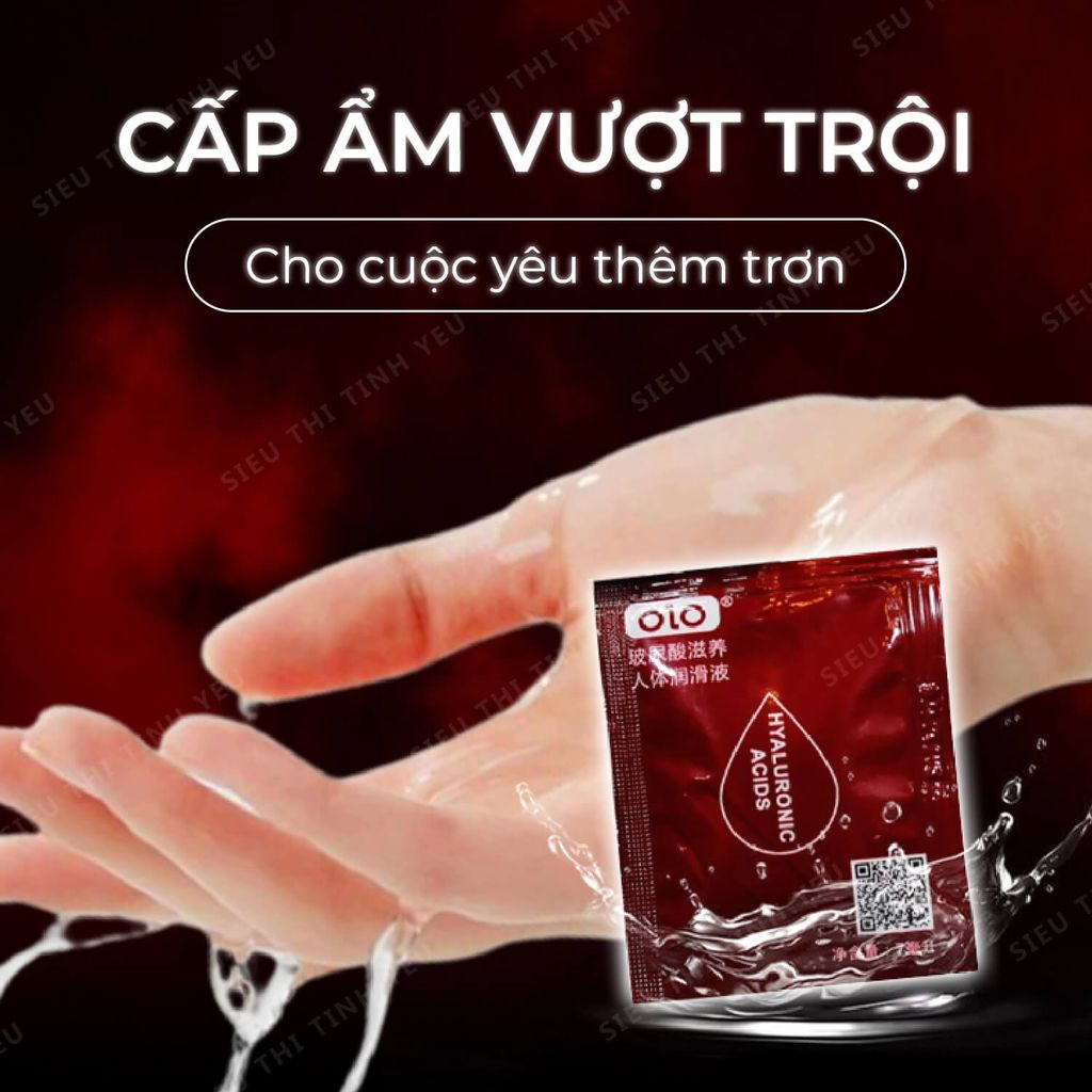  Gel Bôi Trơn Gốc Nước Olo Không Mùi - Combo 5 Gói 