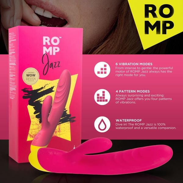 Dương Vật Giả ROMP Jazz 6 Chế Độ Rung