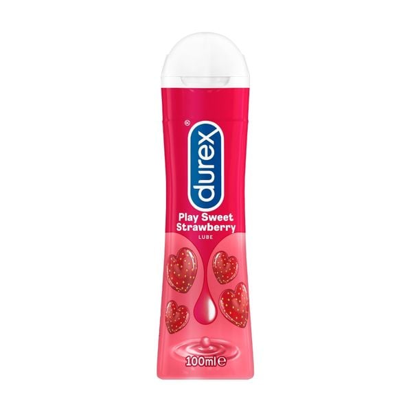 Gel Bôi Trơn Hương Dâu Durex Strawberry Chính Hãng - Chai 100ml