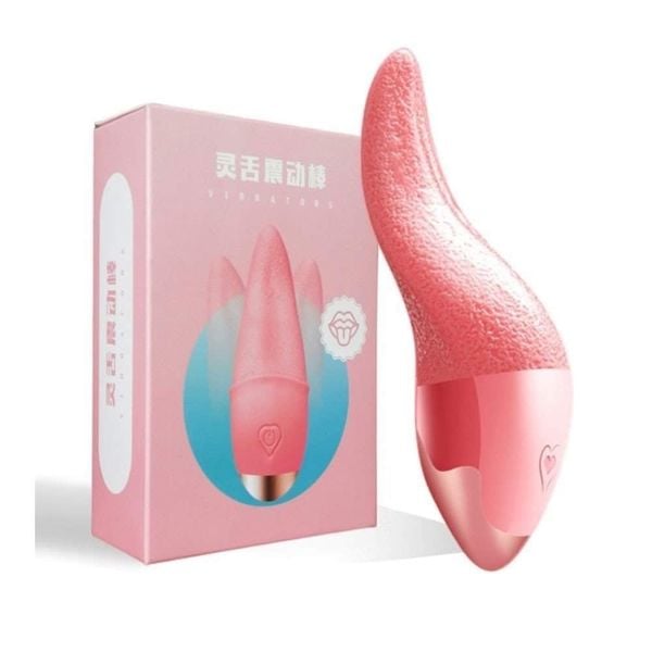 Lưỡi Liếm Vibrator Silicone Mềm Rung Đa Chế Độ - Sạc Điện