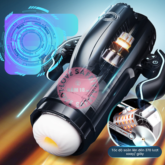 Âm Đạo Giả Leten Thrusting Pro Tỏa Nhiệt 10 Chế Độ Rung Sục