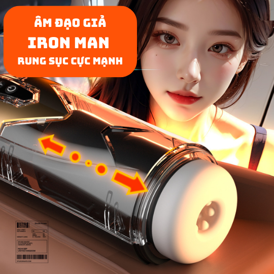  Âm Đạo Giả Iron Man 9 Chế Độ Rung Sục 
