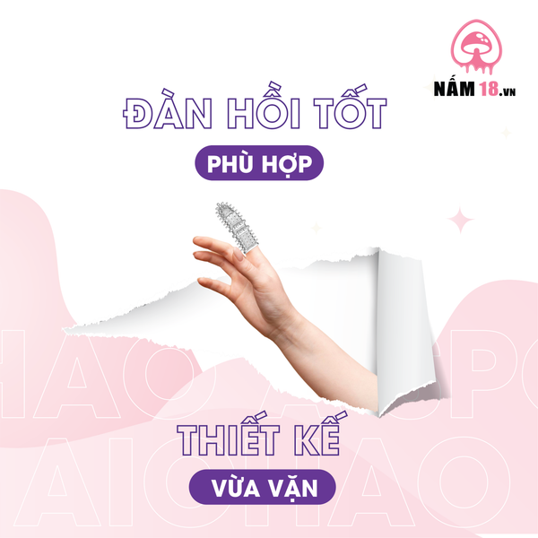 Bao Cao Su Ngón Tay Gai Nổi Lớn Aichao A Spot 4 - Hộp 1 Cái