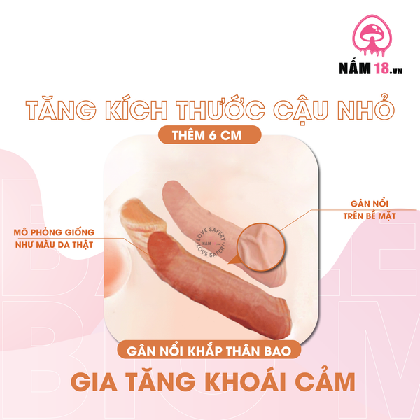 Bao Cao Su Đôn Dên Tăng Kích Thước Baile Big Man Tăng 6cm