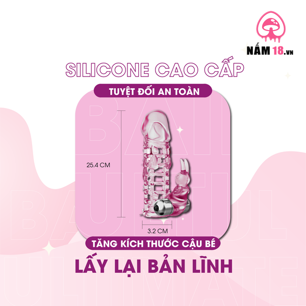 Bao Cao Su Đôn Dên Lưới Ultimate Love Sleeve - Rung Nhánh