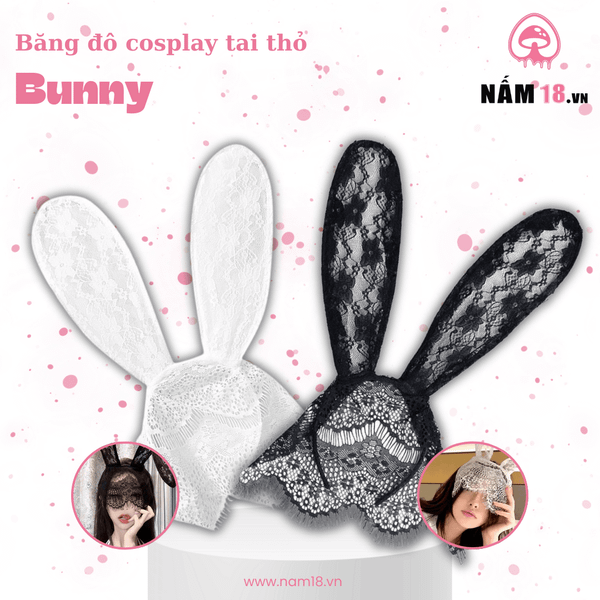 Băng Đô Cosplay Tai Thỏ Bunny