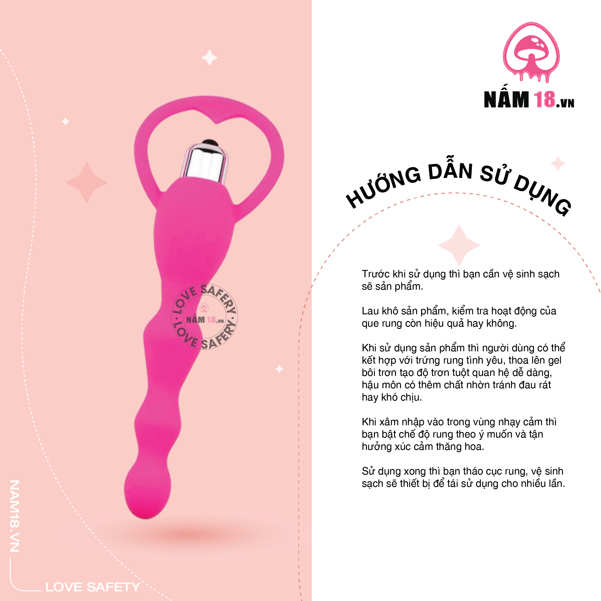  Que Rung Hậu Môn Blade Rung Đa Chế Độ 