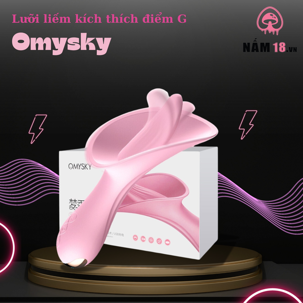Lưỡi Rung Liếm Omysky 10 Chế Độ Rung