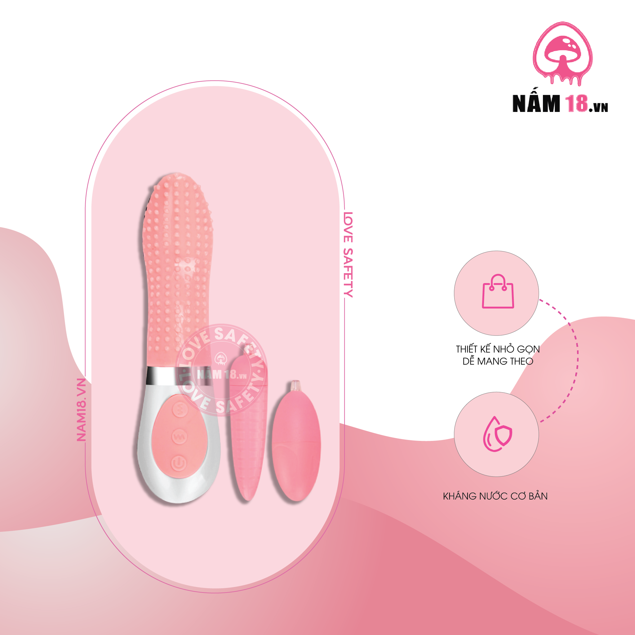  Lưỡi Rung Crazy Tongue Kèm Trứng Rung 