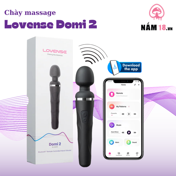 Chày Rung Kích Thích Điểm G Lovense Domi 2 Điều Khiển App