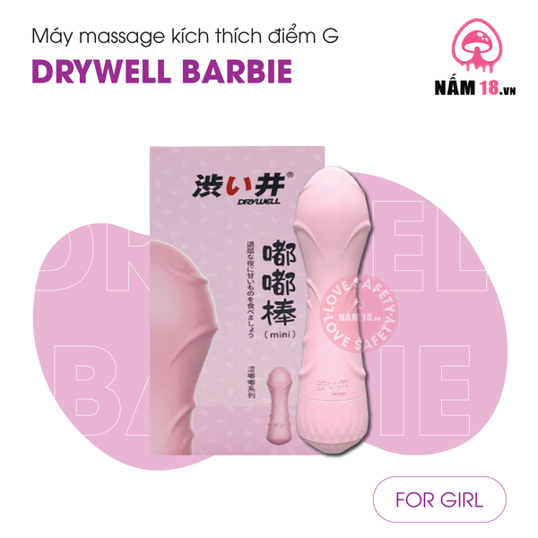 Máy Massage Kích Thích Điểm G Drywell Barbie Rung Đa Chế Độ - Dùng Pin