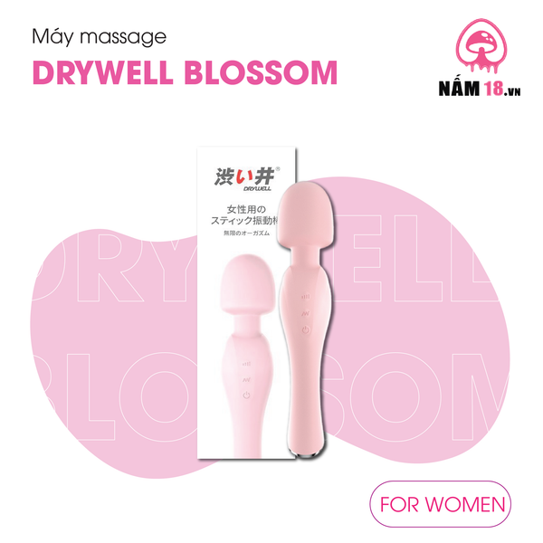 Chày Rung Kích Thích Điểm G Drywell Blossom 20 Chế Độ Rung - Sạc Điện