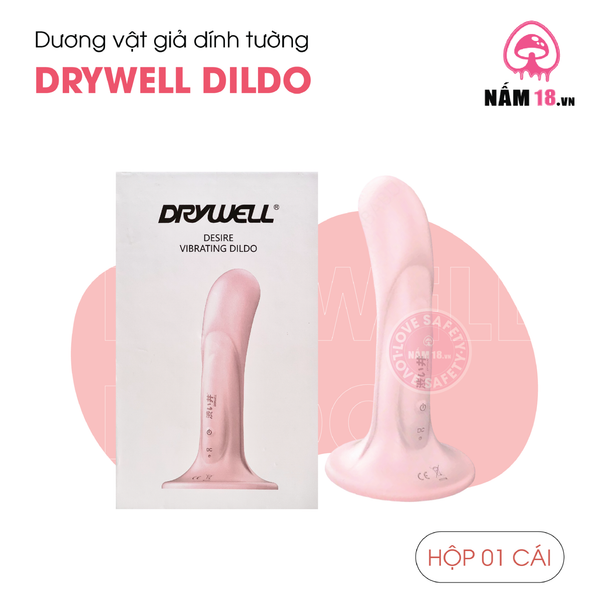 Dương Vật Dính Tường Drywell Dildo Rung 7 Chế Độ - Sạc Điện