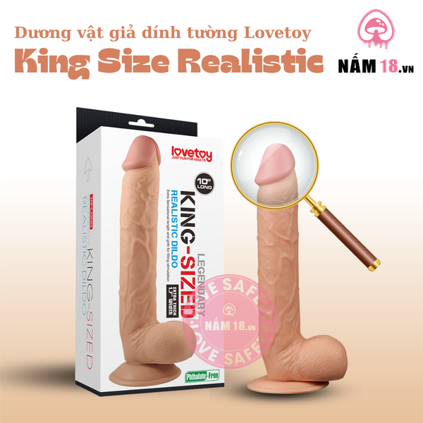 Dương Vật Dính Tường Lovetoy Size Khủng Realistic
