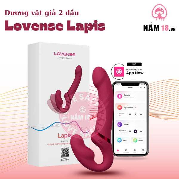  Dương Vật Giả Lovense Lapis 2 Đầu 