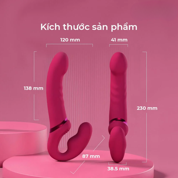 Dương Vật Giả Lovense Lapis 2 Đầu