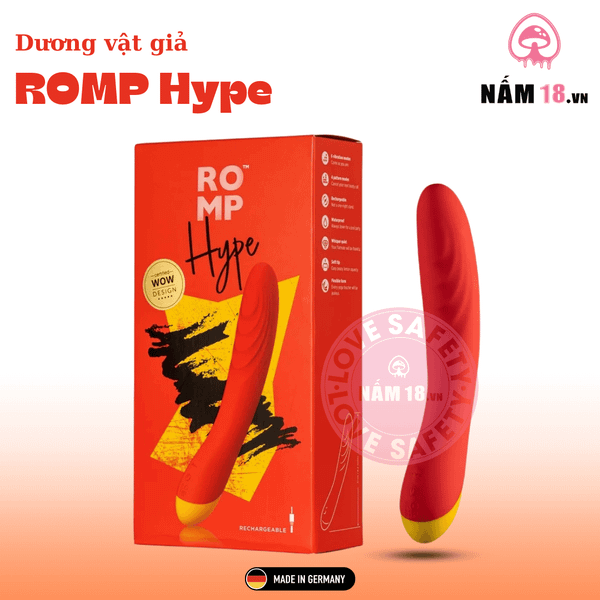 Dương Vật Giả ROMP Hype 6 Chế Độ Rung