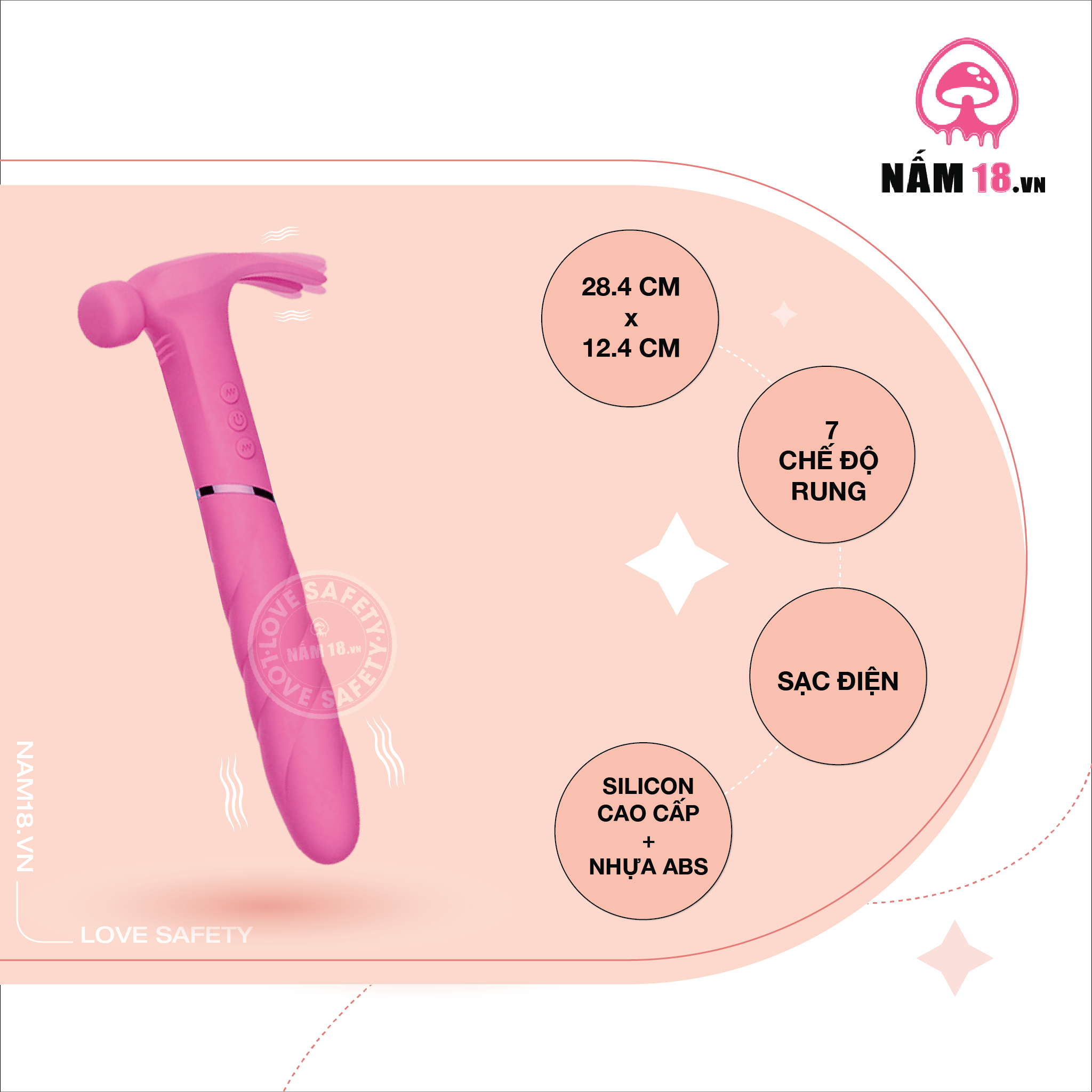 Dương Vật Giả Nguỵ Trang Cây Búa Love Hamma 
