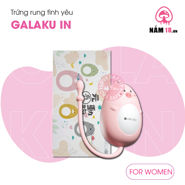 Trứng Rung Galaku Hình Thú Đa Chế Độ Rung