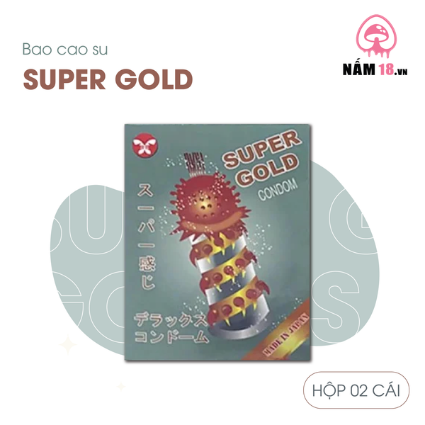 Bao Cao Su Gai Lớn Super Gold - Hộp 2 Cái
