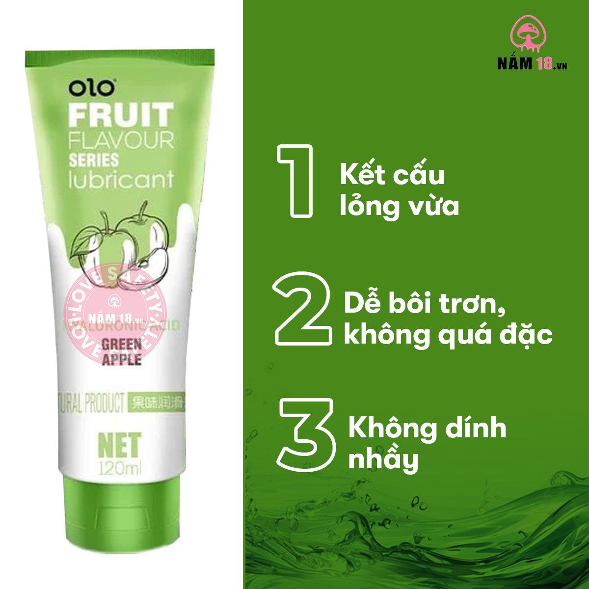  Gel Bôi Trơn Olo Fruit Flavour Hương Trái Cây 