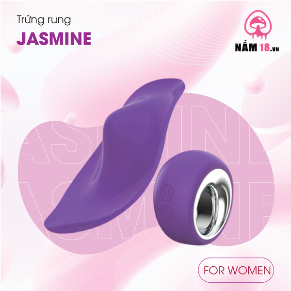 Trứng Rung Cao Cấp Jasmine 12 Chế Độ Rung - Sạc Điện