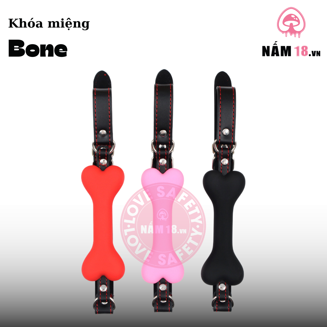 Khóa Miệng Bone - Phụ Kiện BDSM 