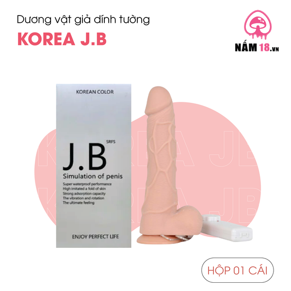 Dương Vật Dính Tường Korean J.B Rung Mạnh - Pin