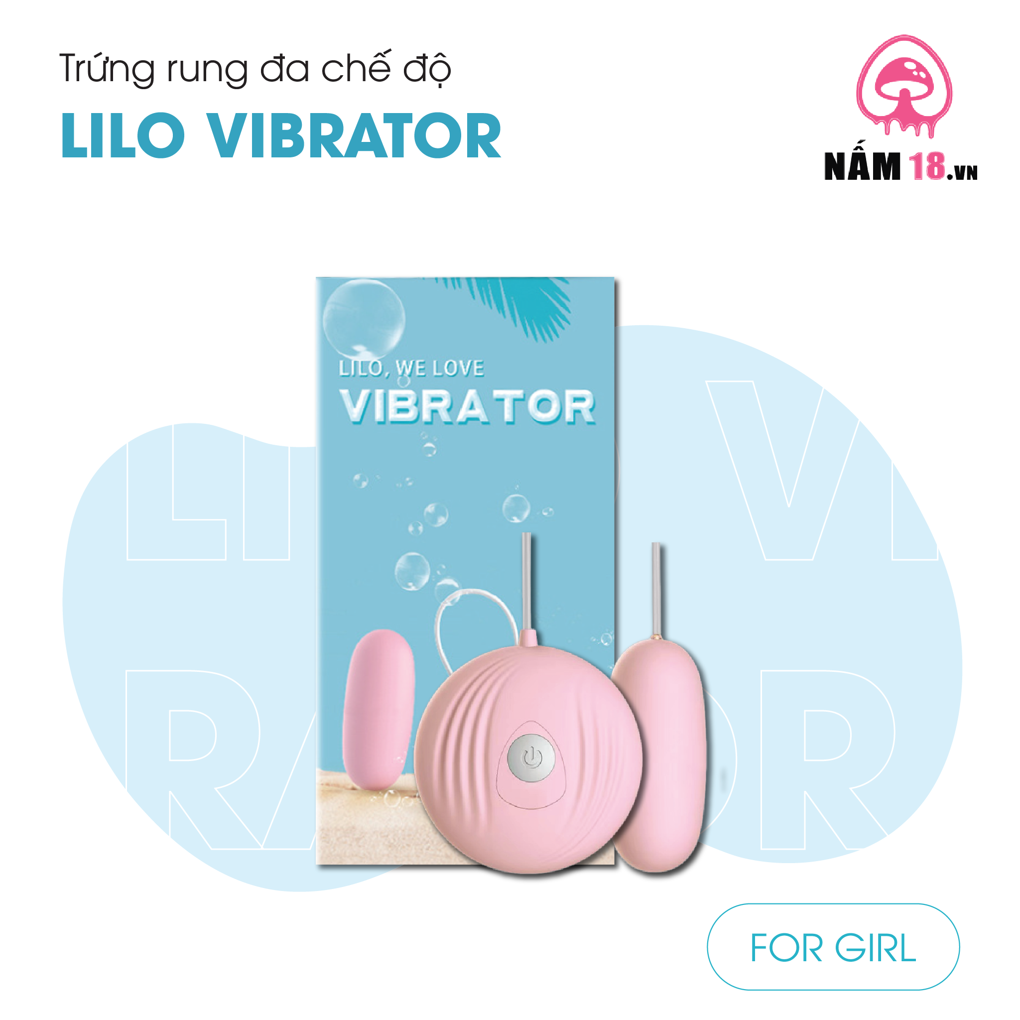  Trứng Rung Lilo Vibrator Rung Đa Chế Độ 