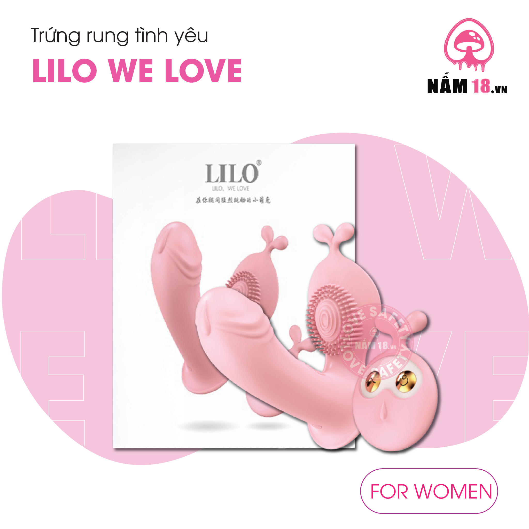  Trứng Rung Lilo We Love 10 Chế Độ Rung 