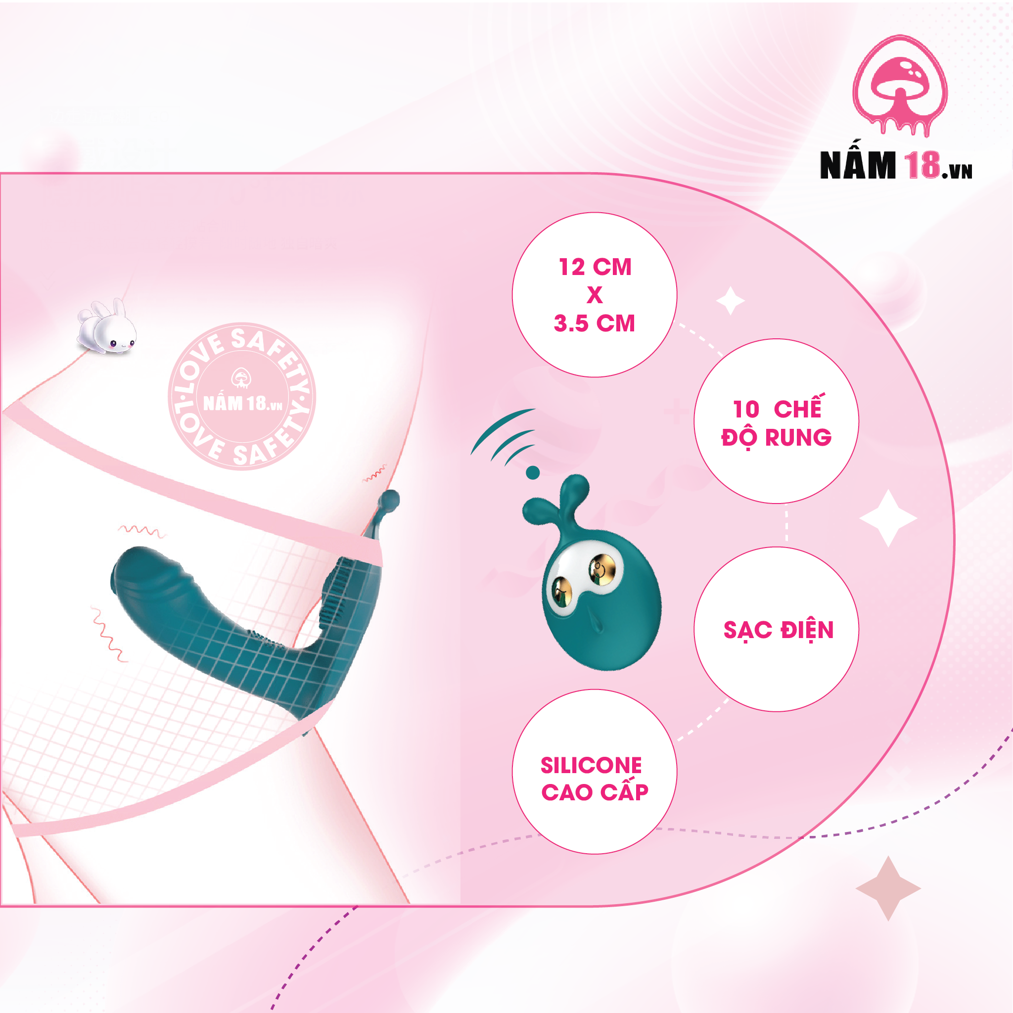  Trứng Rung Lilo We Love 10 Chế Độ Rung 