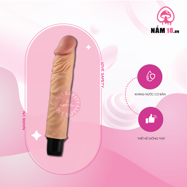 Dương Vật Giả Lovetoy Reel Feel Flexi Rung Đa Chế Độ