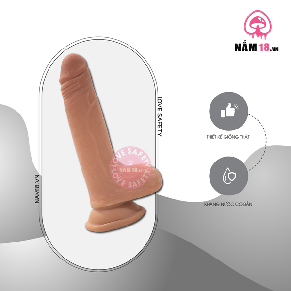 Dương Vật Dính Tường Siêu Mềm Lovetoy Sliding Skin Dong 7.0