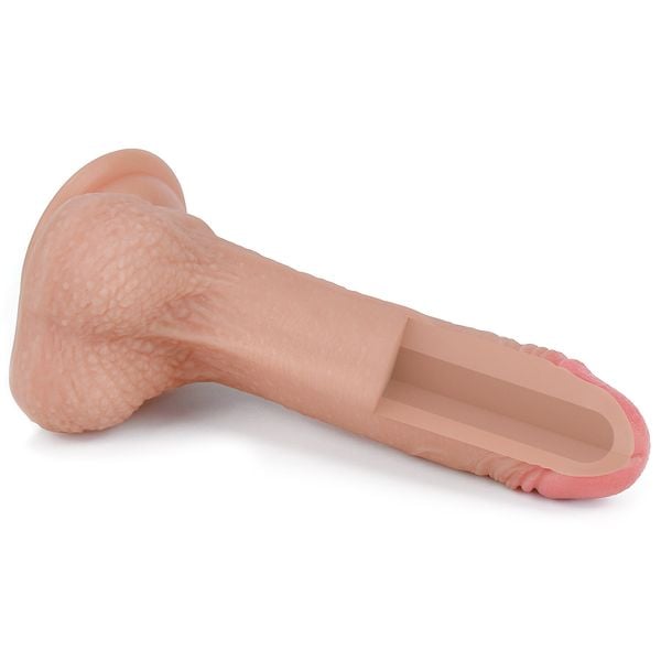Dương Vật Giả Dính Tường Có Bìu Lovetoy Nature Cock 7"