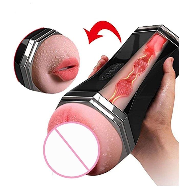  Âm Đạo Giả Jiuai 2 Đầu Có Tiếng Rên, Rung 8 Chế Độ 