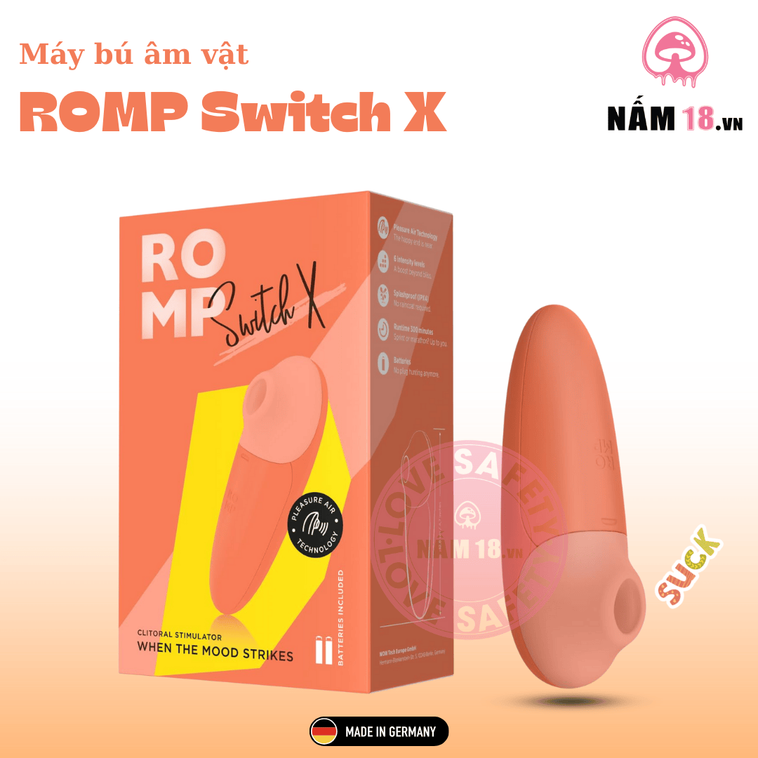  Máy Bú Hút Âm Vật ROMP Switch X 