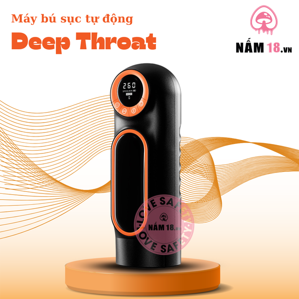 Âm Đạo Giả Deep Throat Rung Bú Sục 10 Chế Độ Có Tiếng Rên