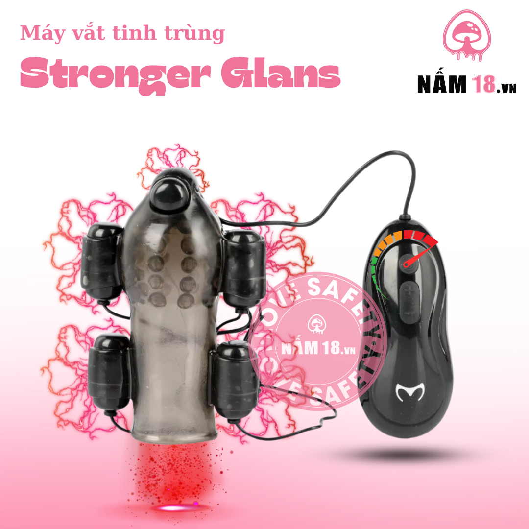  Máy Vắt Tinh Trùng Stronger Glans 12 Chế Độ 