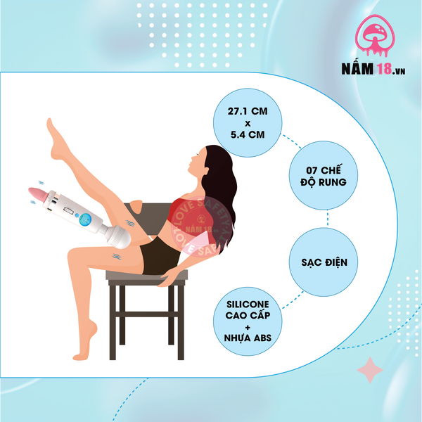 Chày Rung Kích Thích Điểm G Mizzee 9 Chế Độ Rung Liếm