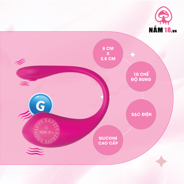  Trứng Rung G204 Điều Khiển App 