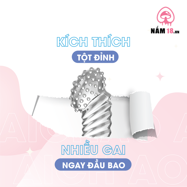 Bao Cao Su Ngón Tay Gân Gai Lớn Aichao G Spot 2 - Hộp 1 Cái