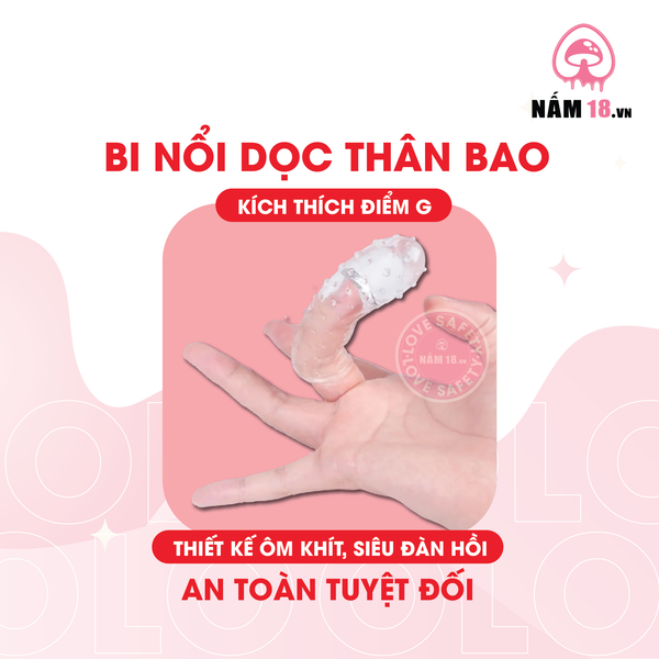 Bao Cao Su Ngón Tay Gai Elasun 1 Ngón - Hộp 1 Cái