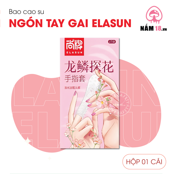 Bao Cao Su Ngón Tay Gai Elasun 1 Ngón - Hộp 1 Cái