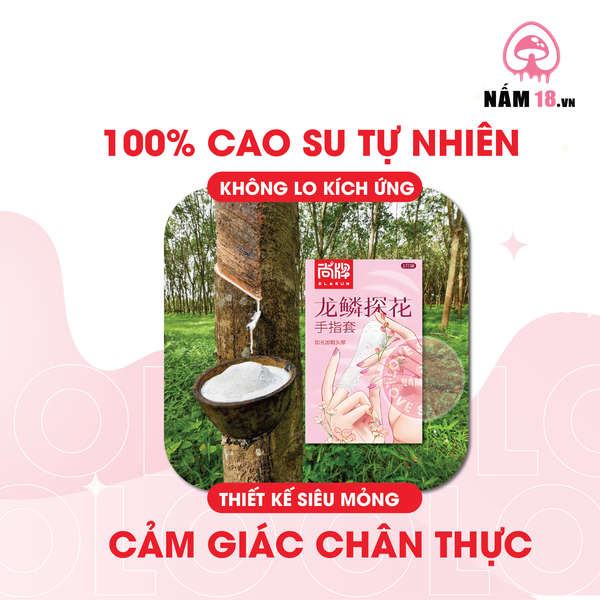 Bao Cao Su Ngón Tay Gai Elasun 1 Ngón - Hộp 1 Cái