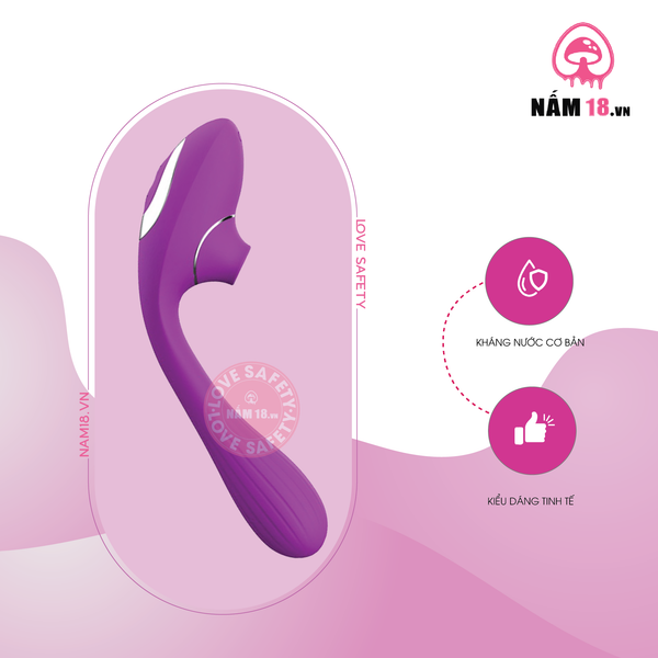 Dương Vật Giả NV Toys Dina 10 Chế Độ Rung Bú