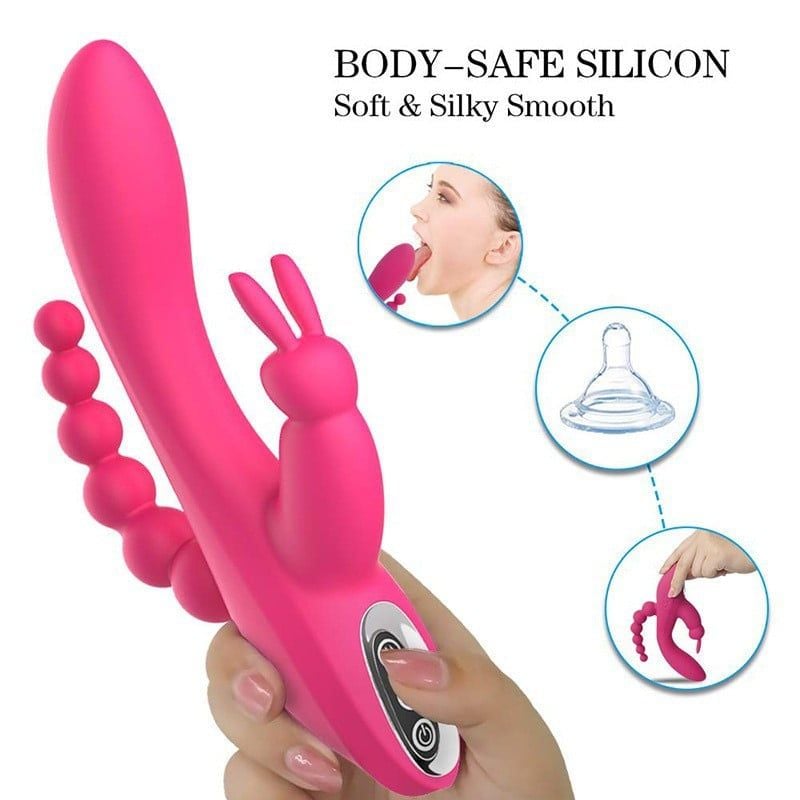  Dương Vật Giả Private 3in1 7 Chế Độ Rung 